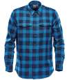 SFX-1 Stormtech Logan Snap Front Shirt Royal Plaid colour image